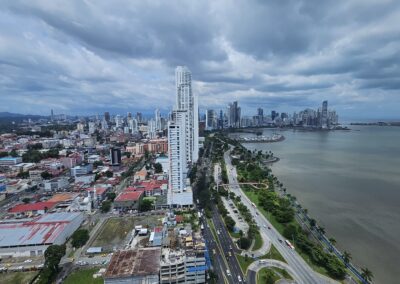 View from BOC office to Avenida Balboa