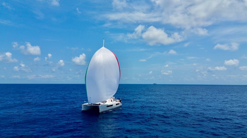Ikigai under spinnaker
